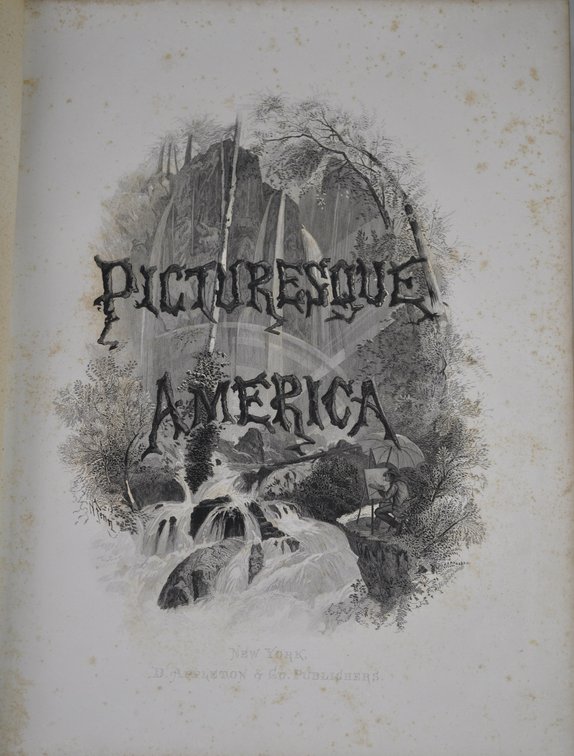1872 Picturesque America Vol. 1 Book, photo 11 of 14