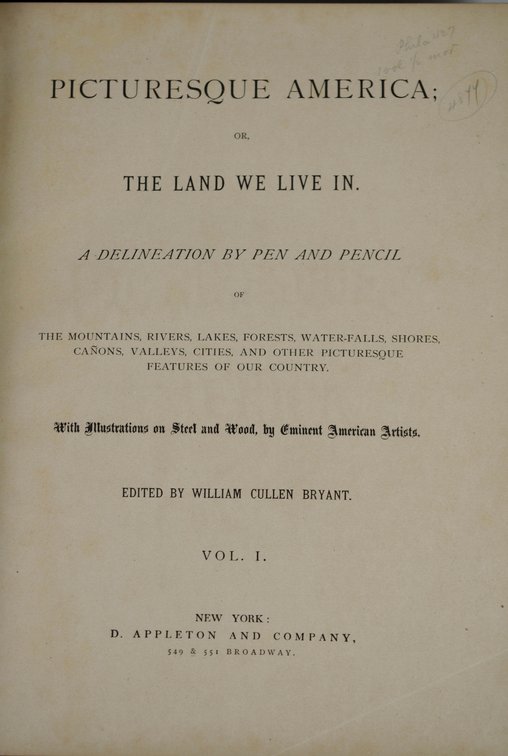 1872 Picturesque America Vol. 1 Book, photo 12 of 14