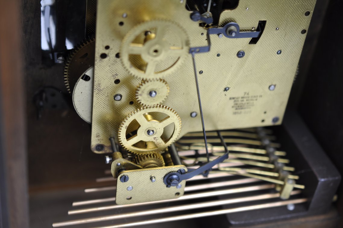 Howard Miller Mantel Clock with Keys, photo 12 of 16