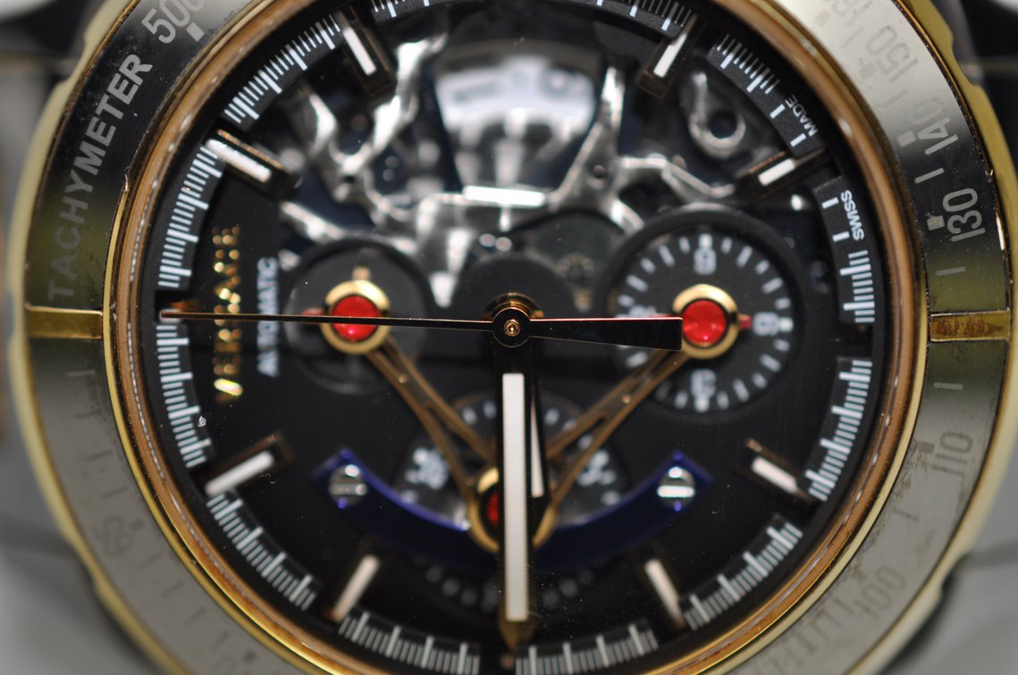 Versace DV One Skeleton Chronograph Limited Edition Watch 464/500