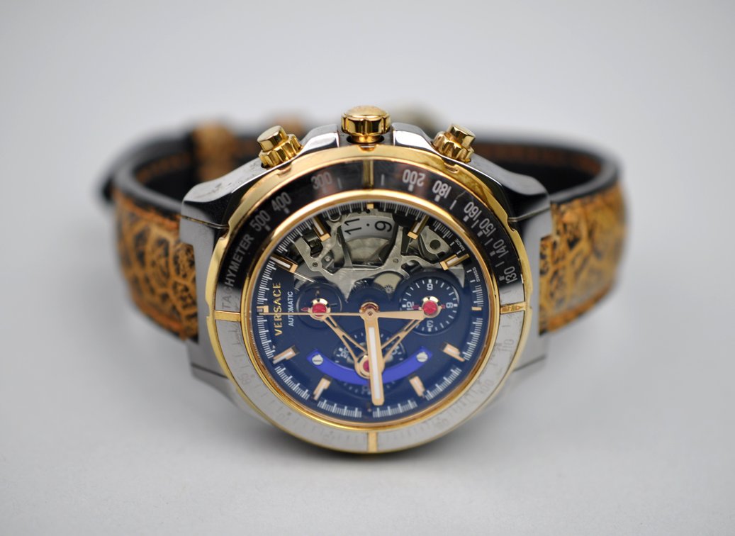 Versace DV One Skeleton Chronograph Limited Edition Watch 464/500
