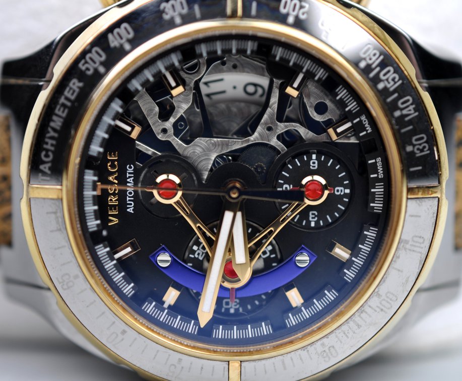Versace DV One Skeleton Chronograph Limited Edition Watch 464/500