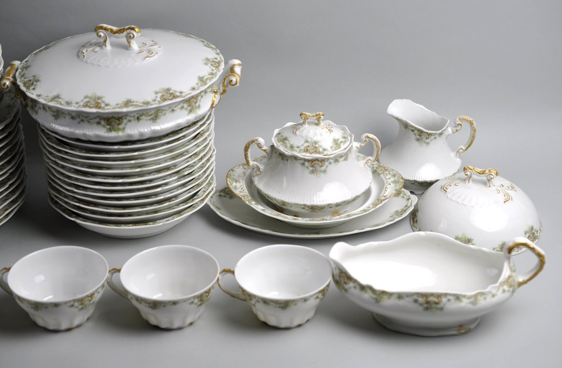 78 Piece Theodore Haviland China Collection