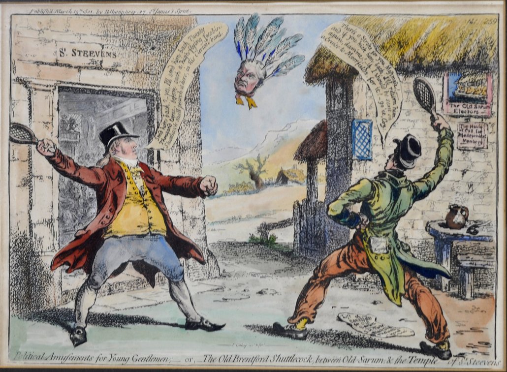 J. Gillray, 1851 Bohm Hand Colored Cartoons