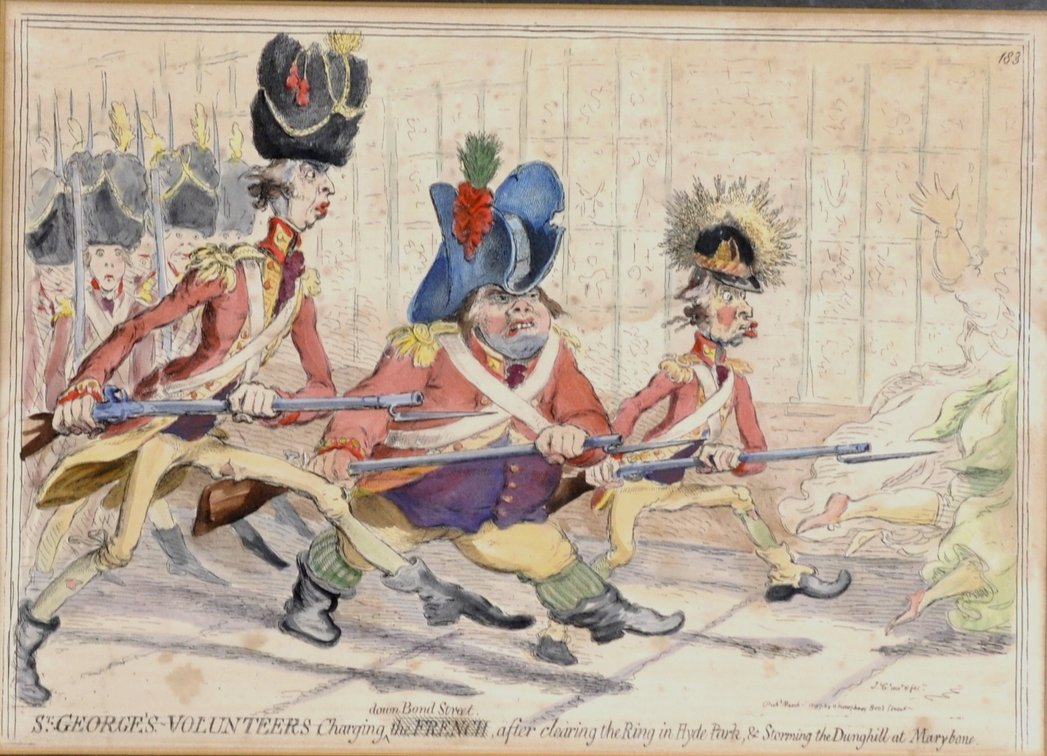 J. Gillray, 1851 Bohm Hand Colored Cartoons, photo 14 of 22