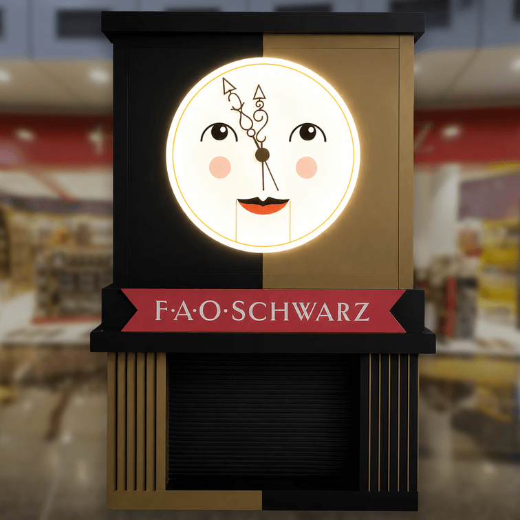 FAO Schwarz Store Face Clock Large Display Piece, photo 3 of 35