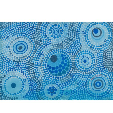 Nena Saguil (1914–1994) - Untitled (Blue Series)