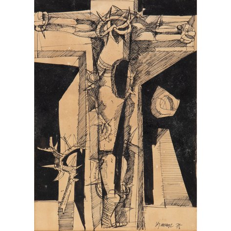 Ang Kiukok (1931–2005) - Crucifix