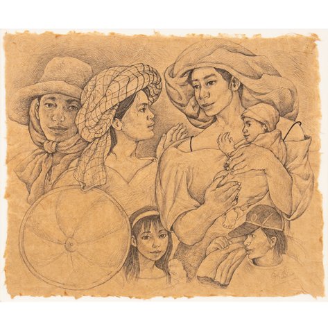 BenCab (b. 1942) - Untitled (Family)