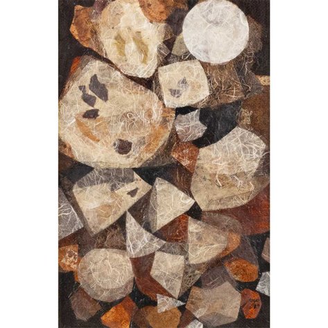 José Joya (1931–1995) - White Triangles
