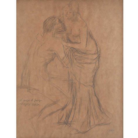 Félix Resurreción Hidalgo (1855–1913) - Study for an Allegorical Composition