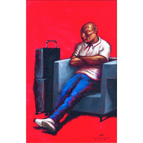 Elmer Borlongan (b. 1967) - Traveler