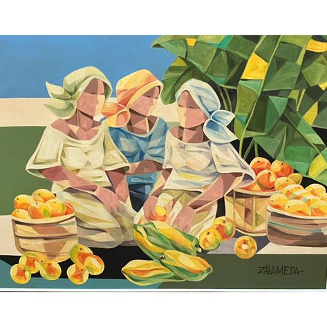 Oscar Zalameda (1930–2010) - Fruit Vendors