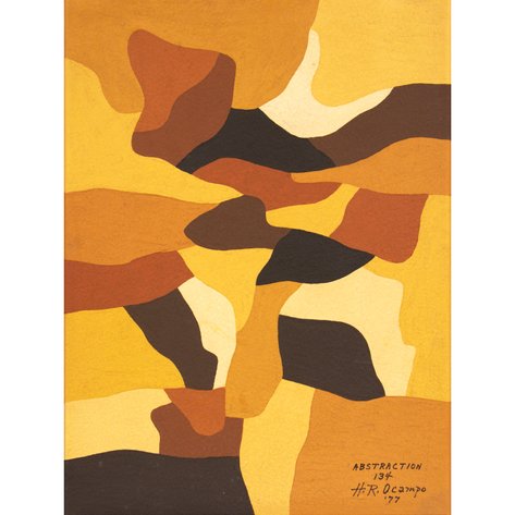 H.R. Ocampo (1911–1978) - Abstraction 134