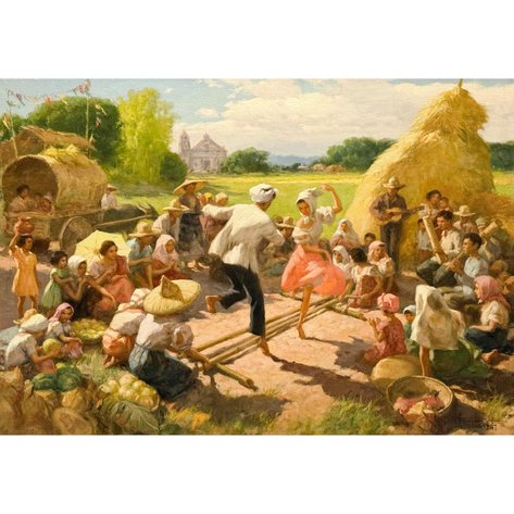 Fernando Amorsolo (1892–1972) - Tinikling Dance