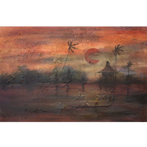 Romeo Tabuena (1921–2015) - Riverscape