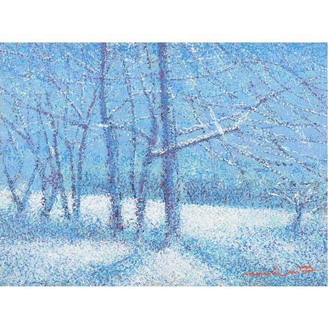 Manuel Rodriguez Sr. (1912–2017) - Winter Painting