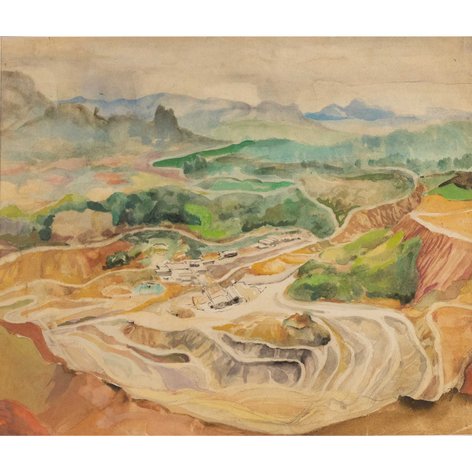 Vicente Manansala (1910–1981) - Benguet, Baguio
