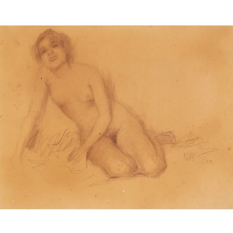 Fernando Amorsolo (1892–1972) - Untitled (Nude)
