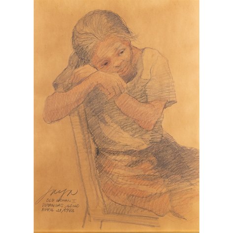 José Joya (1931–1995) - Old Woman II