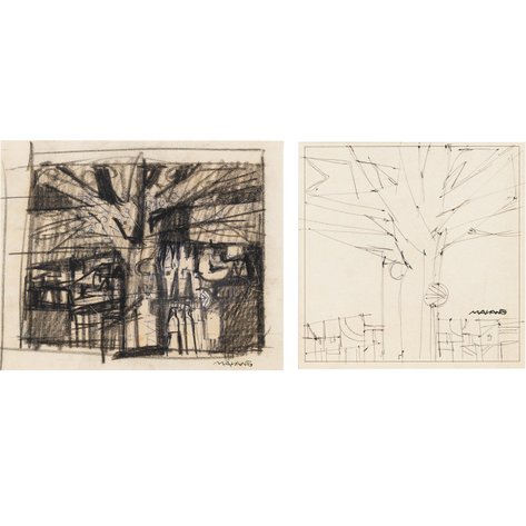 Mauro "Malang" Santos (1928–2017) - A lot of 2 works on paper