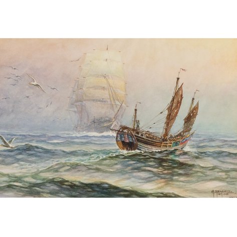 Alfredo Carmelo (1896–1985) - Seascape