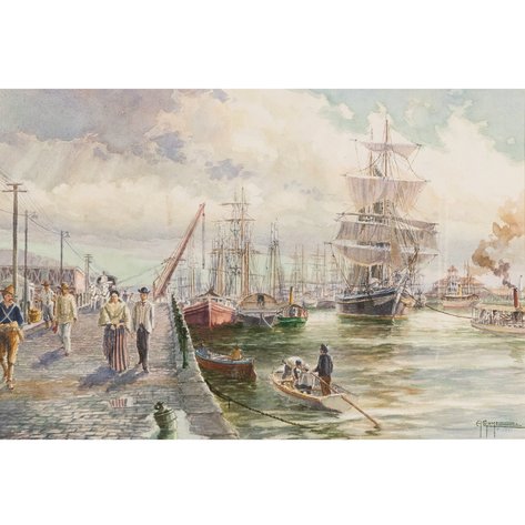 Alfredo Carmelo (1896–1985) - Manila Harbor