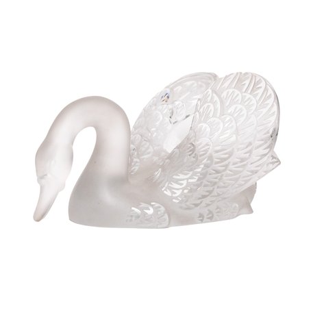 Lalique - A 'Swan Head' sculpture