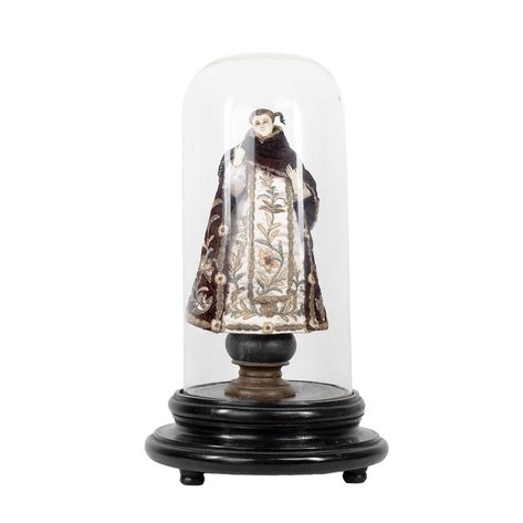 A Hispano-Philippine ivory de vestir image of San Vicente Ferrer