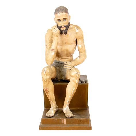 An outstanding life-size Nuestro Señor de la Paciencia (Our Lord of Patience)