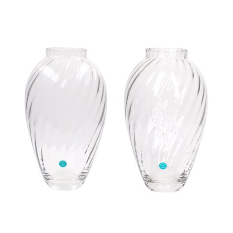 Tiffany & Co. - A pair of vintage Oriental flower vases