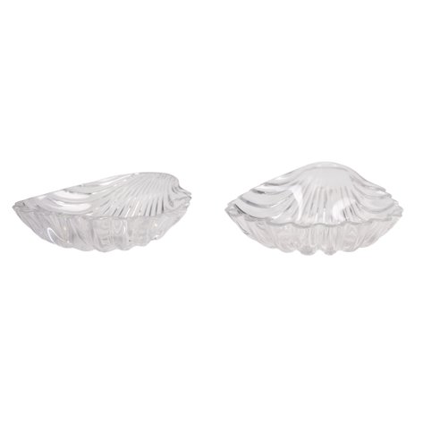 Baccarat - A pair of coquille trinket dishes