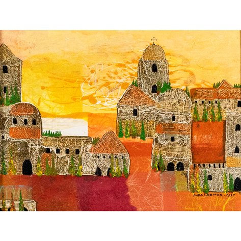 Manuel Baldemor (b. 1947) - Summertime in Old Europe