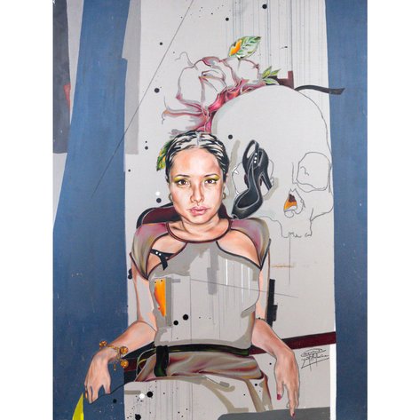 Janet Balbarona (b. 1982) - Untitled (Blissful Mail)
