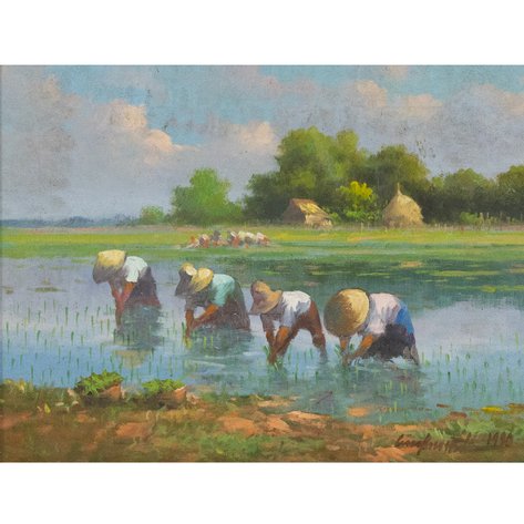 Cesar Buenaventura (1922–1983) - Planting Rice
