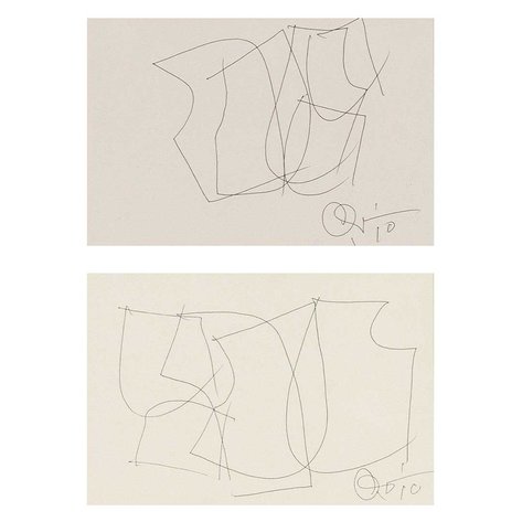 Romulo Olazo (1934–2015) - A lot of 2 'Diaphanous' sketches