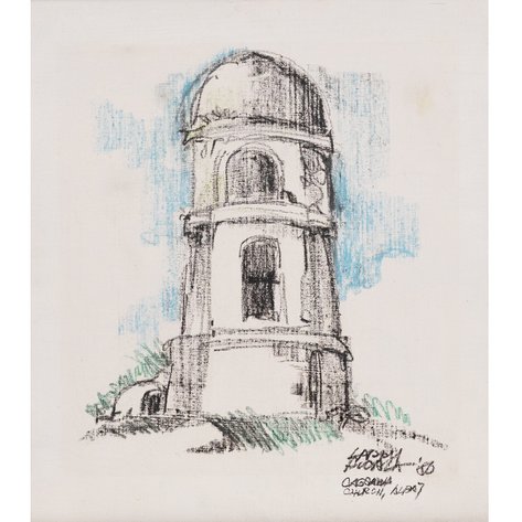 Larry Alcala (1926–2002) - Cagsawa Church, Albay
