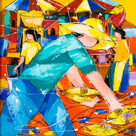 Ramon Doplon (b. 1953) - Harvest