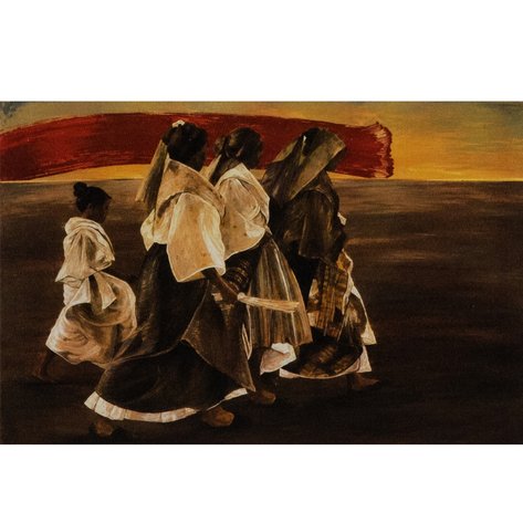 BenCab (b. 1942) - Running Women