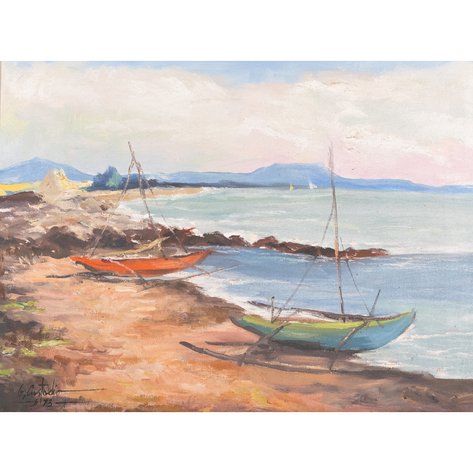 Gabriel Custodio (1912–1993) - Seascape