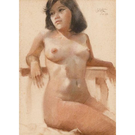 Ephraim Samson (b. 1947) - Nude