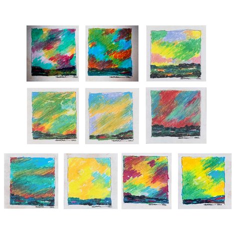 Ibarra dela Rosa (1943–1998) - A lot of 10 artworks