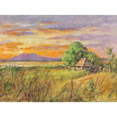 Angel Cacnio (1931–2021) - Untitled (Landscape)