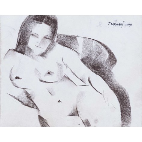 Fidel Sarmiento (b. 1959) - Untitled (Female Nude)