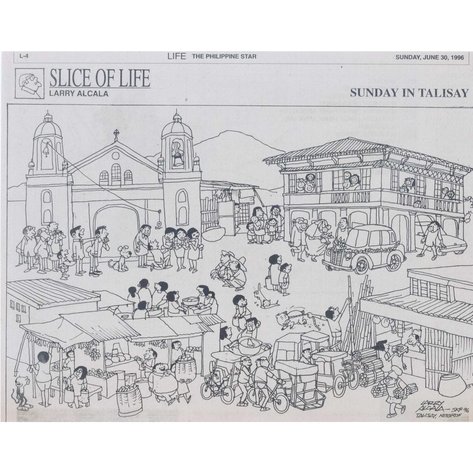 Larry Alcala (1926–2002) - Slice of Life: Sunday in Talisay
