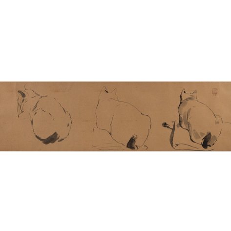 Vicente Manansala (1910–1981) - Untitled (Cats)