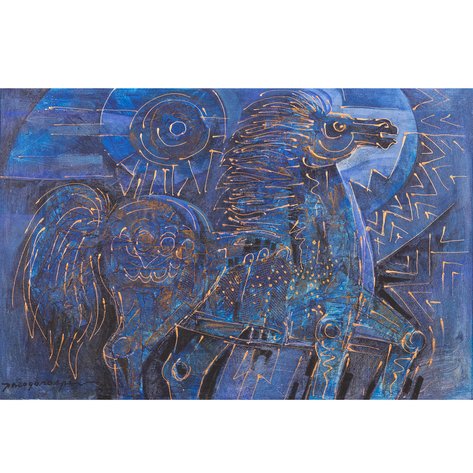 Paco Gorospe (1939–2002) - Blue Stud
