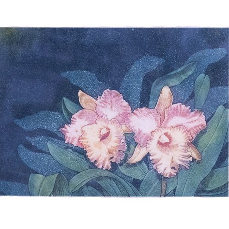 Jess Flores (1926–2012) - Orchid #XVII