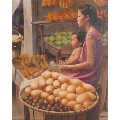 Nestor Leynes (1922–2016) - Mother and Child