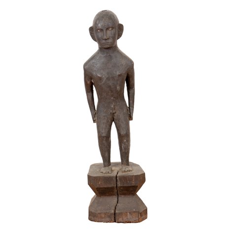 A standing male bulul possibly from Kiangan area